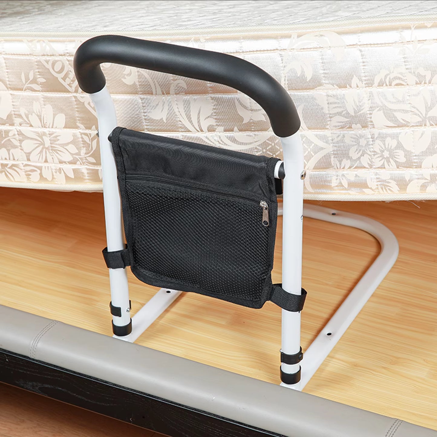 Household Bed Rail Assist Handle Bar Elderly Pregnant Bedside Handrail Height Adjustable Get up Handle Assisting Aid Handrail